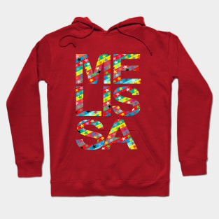 Melissa, name, typography Hoodie